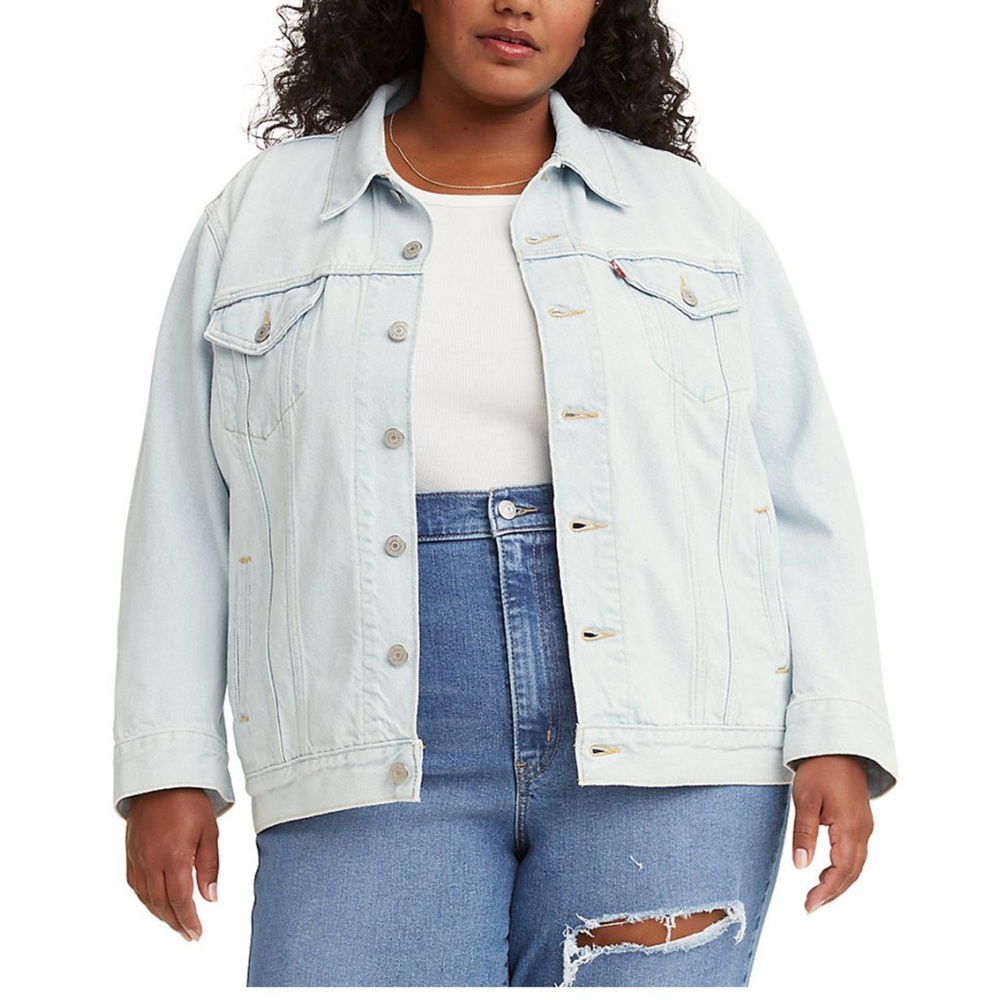 NWT Levi’s Home Sweet Home Ex-Boyfriend Denim Jacket Women’s Plus Size 1X